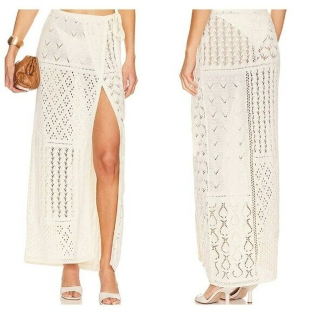 Tularosa Thea Maxi Skirt - Ivory